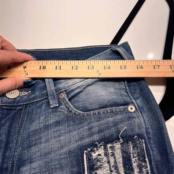 True Religion Blue Cameron Slim Boyfriend Jean Size 27 - Picture 9 of 11